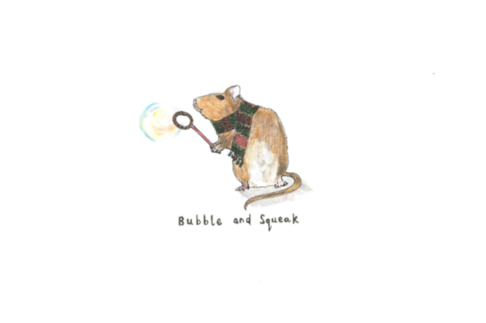 Bubble and Squeak! We love puns and these cute nature inspired illustrations