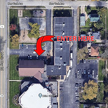 Free Clinics of Iowa Map Entrance Location