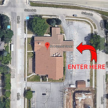 Free Clinics of Iowa Map Entrance Location