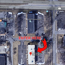 Free Clinics of Iowa Map Entrance Location