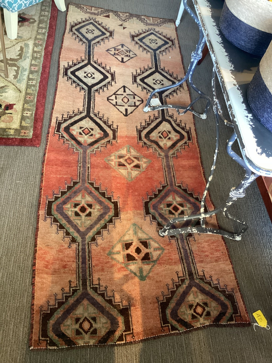 Persian Geometric Heriz Serapi Rug