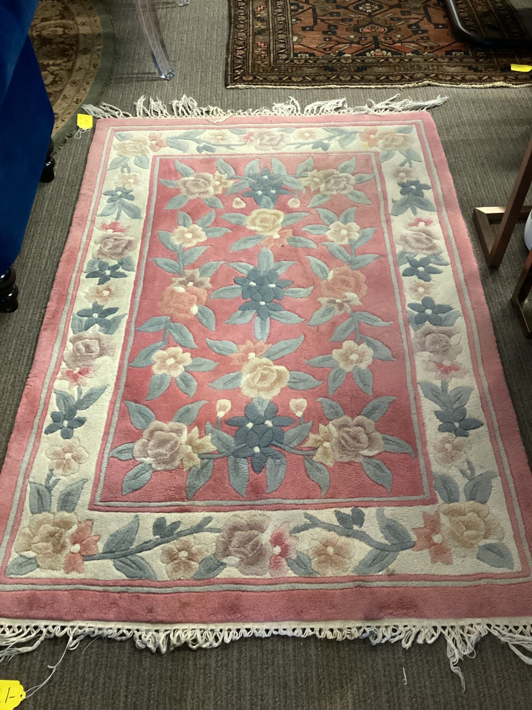 Chinese wool floral rug