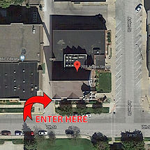 Free Clinics of Iowa Map Entrance Location
