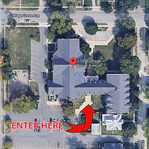 Free Clinics of Iowa Map Entrance Location