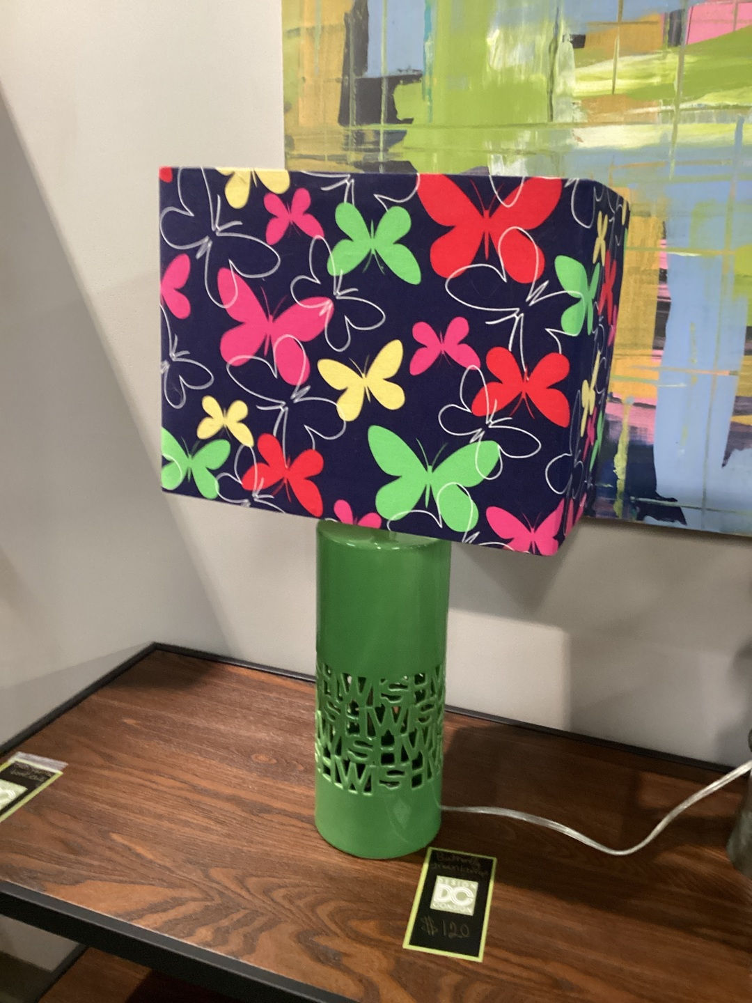 Asian-inspired Butterfly Lamp