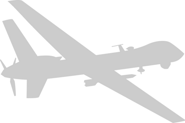 Shadow of drone