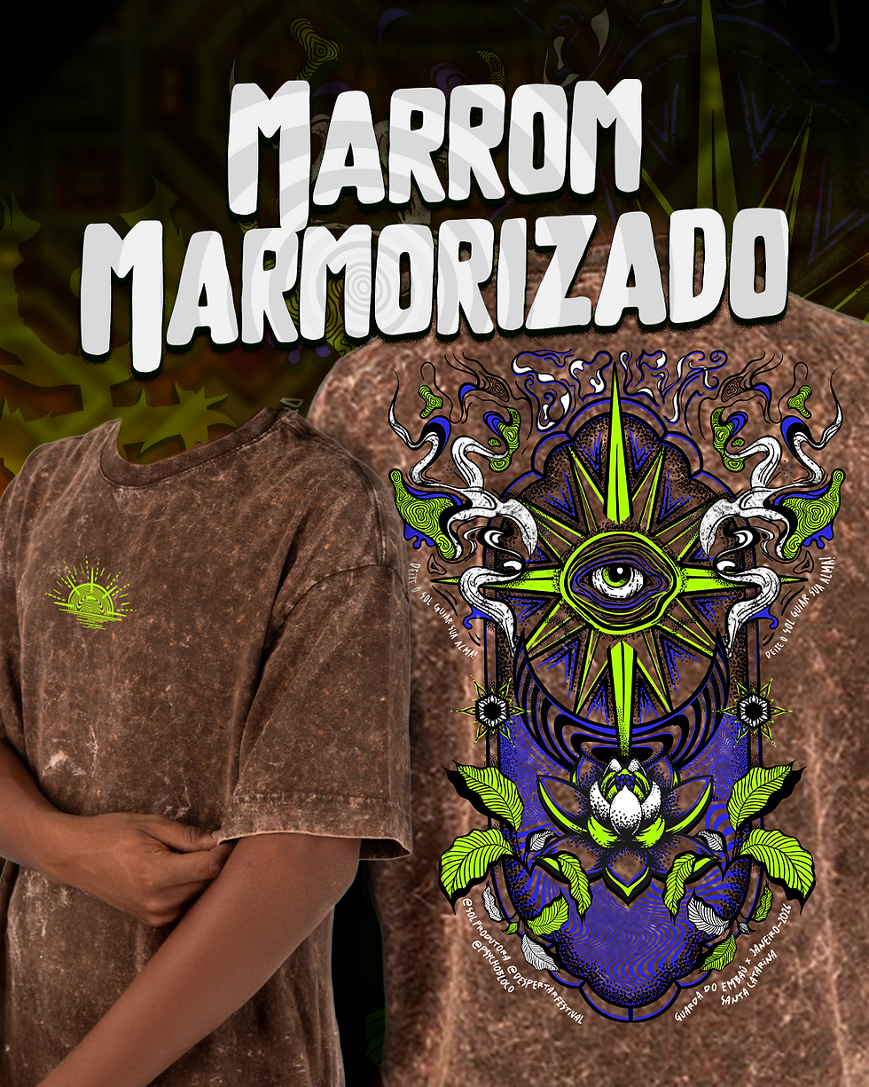 Miniatura: Camiseta Sol PVT – Oversized (Reage na Luz Negra)