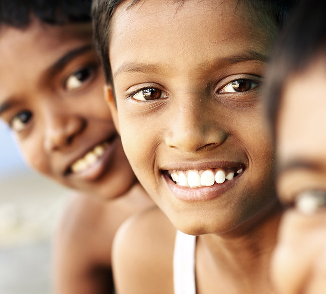 Teen Boys Smiling