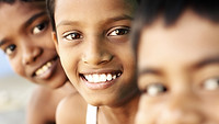 Teen Boys Smiling