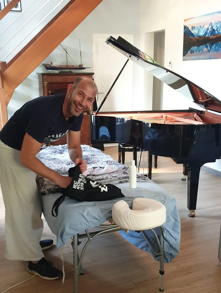 Massage à domicile par Pierre-Pascal Bouf