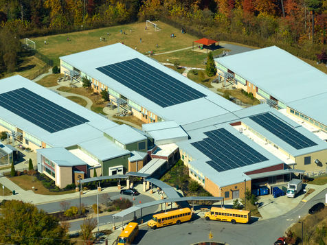solar panels in schools