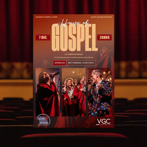 Concert poster invitation