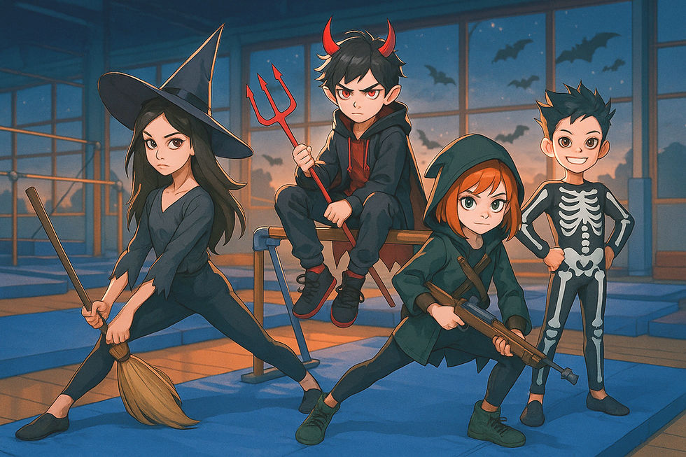 🎃 Flip, Tumble, BOO! Fun Halloween Costume Ideas for Gymnasts 🤸♀️🧛♂️