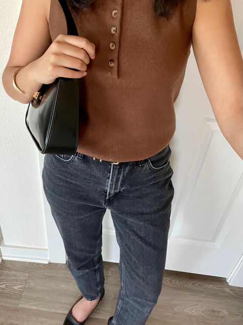 Kicking off Fall in Brown and Dark Tones