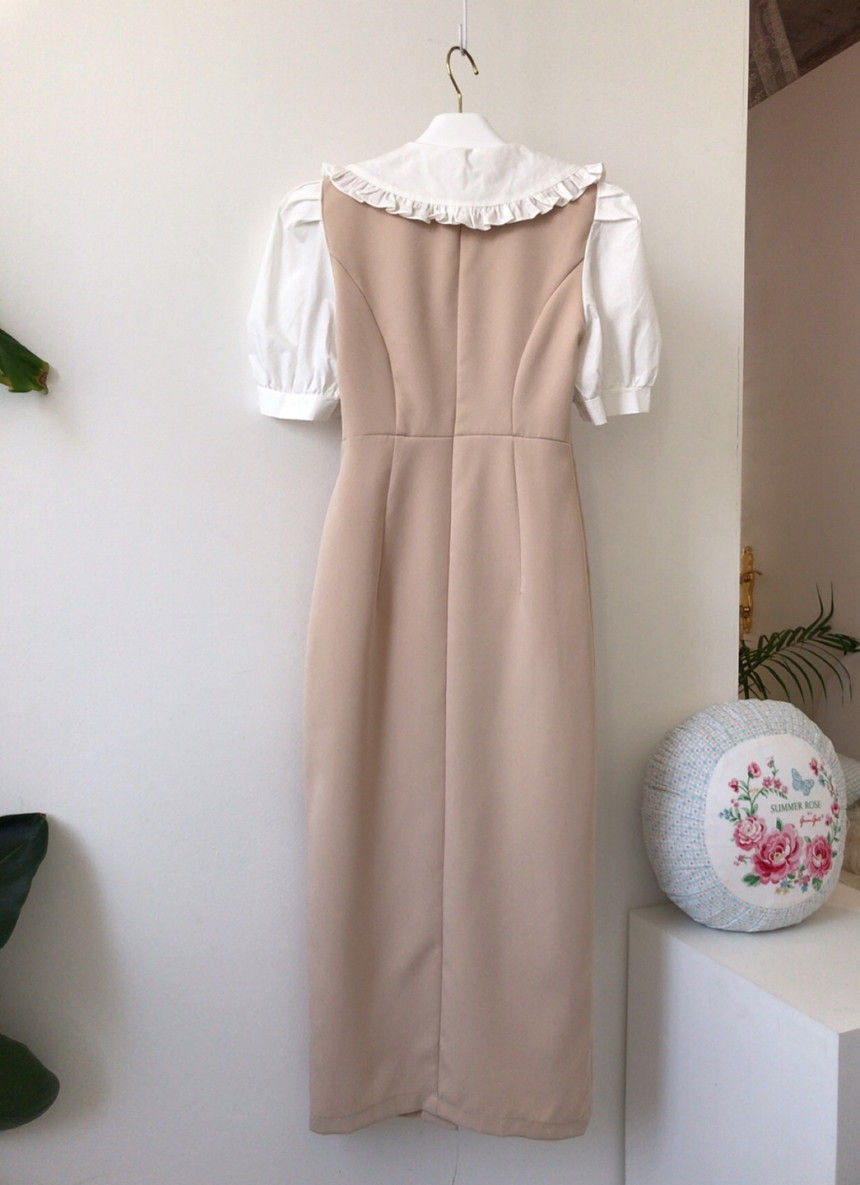 الصورة المصغرة: Elegant ruffles cute formal dress vintage