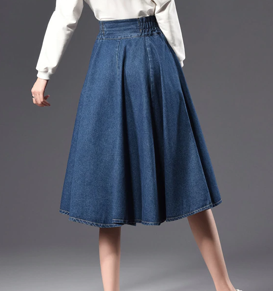 Thumbnail: Women Denim Skirt