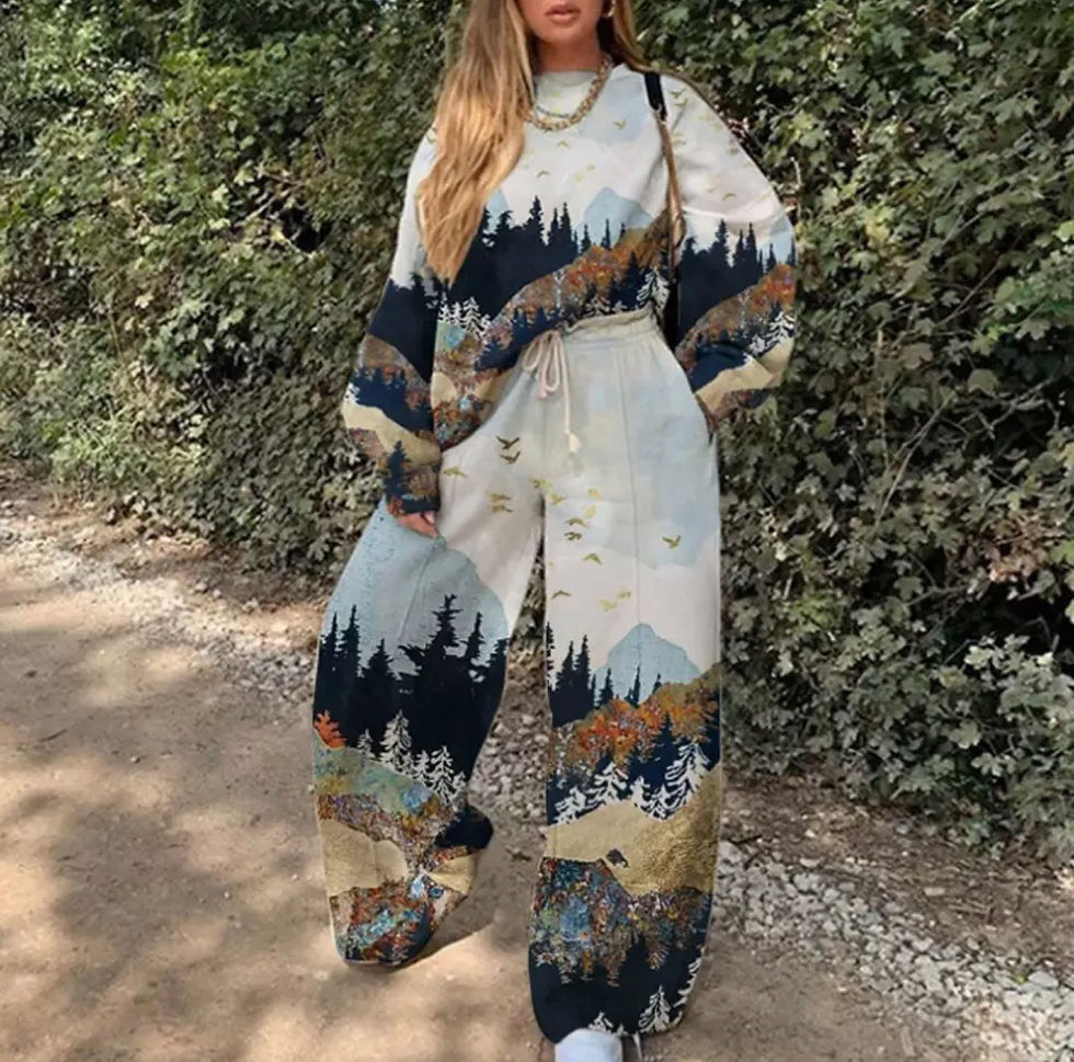Thumbnail: Women Suit Two Piece Print