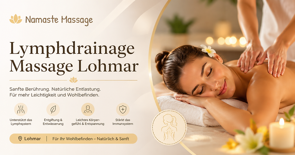  lymphdrainage massage lohmar