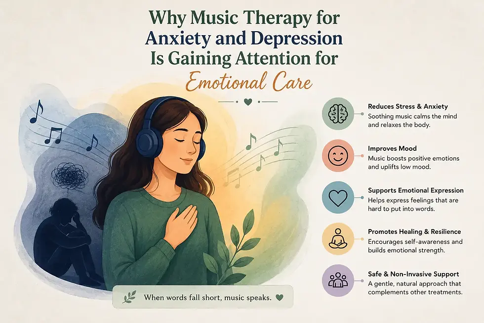  music therapy for anxiety and depression. 