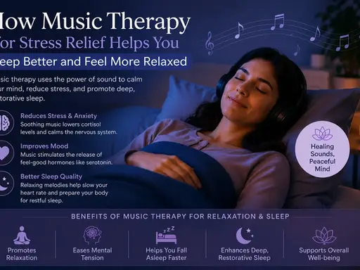 Music therapy for stress relief