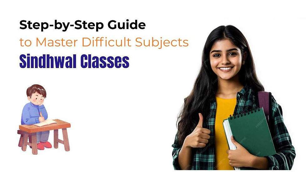 Step-by-Step Guide to Master Difficult Subjects