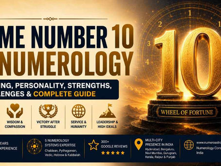 Name Number 10 Meaning in Numerology: 