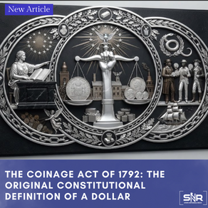 The Coinage Act of 1792: The Original Constitutional Definition of a Dollar