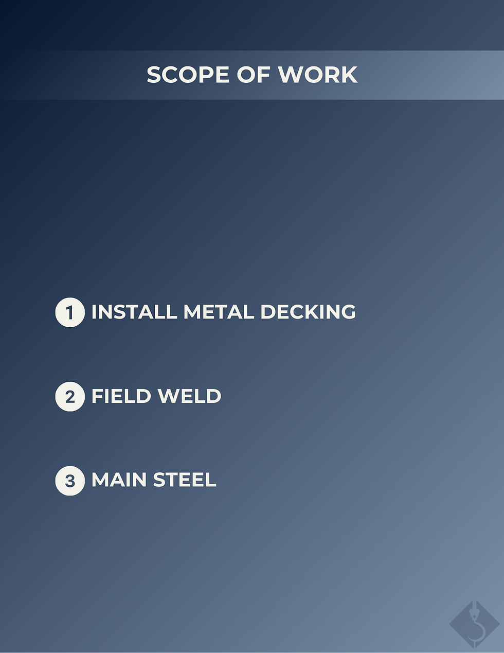 Construction Bid Proposal Page Example