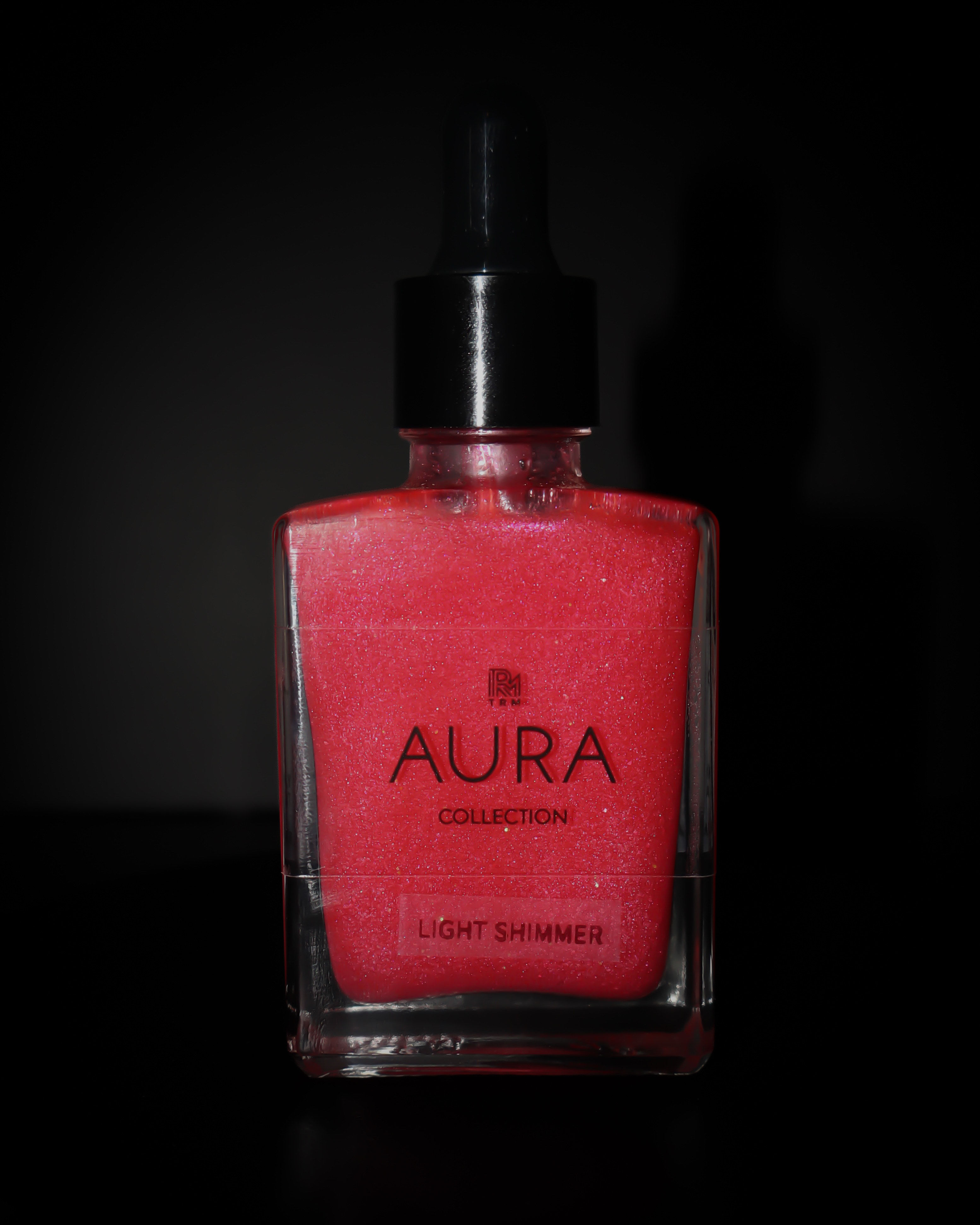 AURA COLLECTION: STRAWBERRY RED (LIGHT) SHIMMER OIL (1 oz)