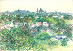 Kilátás a Géva hegyről