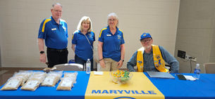 Maryville Lions Club Participated in the local Street Outreach Service Day 
