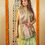 Thumbnail: Pista Green Organza Kadhua Buti Pure Banarasi Saree