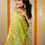 Thumbnail: Parrot Green Banarasi Soft Alfi Silk Saree