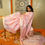 Thumbnail: Light Pink Banarasi Soft Alfi Cotton Silk Saree