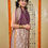 Thumbnail: Purple Pure Khaddi Georgette Banarasi Saree