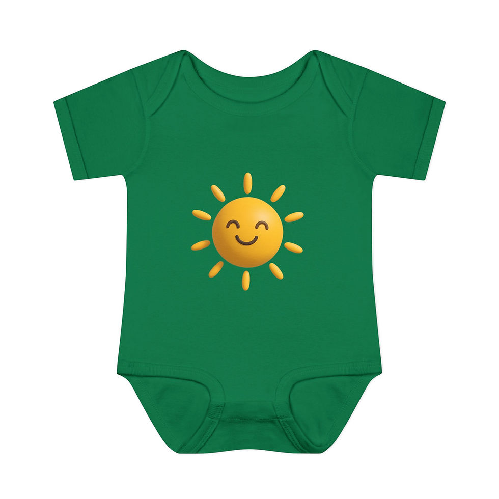 Thumbnail: Infant Baby Rib Bodysuit (Sunshine Design)