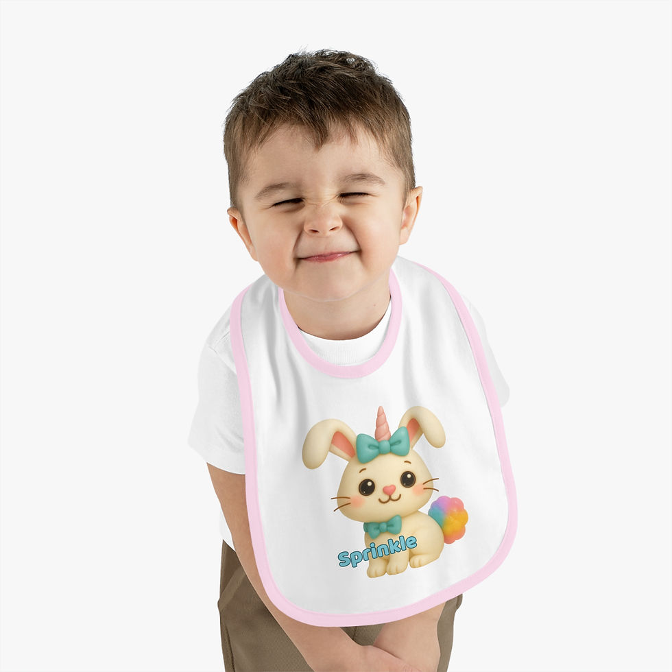 Thumbnail: Caticorns Galore Baby Bib – Adorable Sing-Along Crew Mealtime Accessory