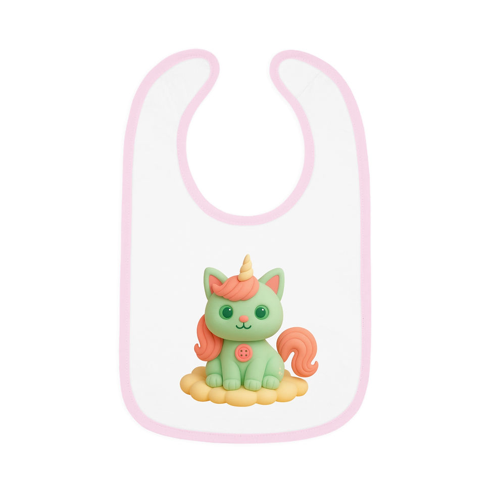 Thumbnail: Caticorns Galore Baby Bib – Adorable Sing-Along Crew Mealtime Accessory