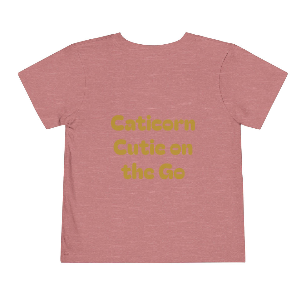 Thumbnail: Toddler Tee - Caticorns Galore Cover Caticorn (CLAYMATION DESIGN)
