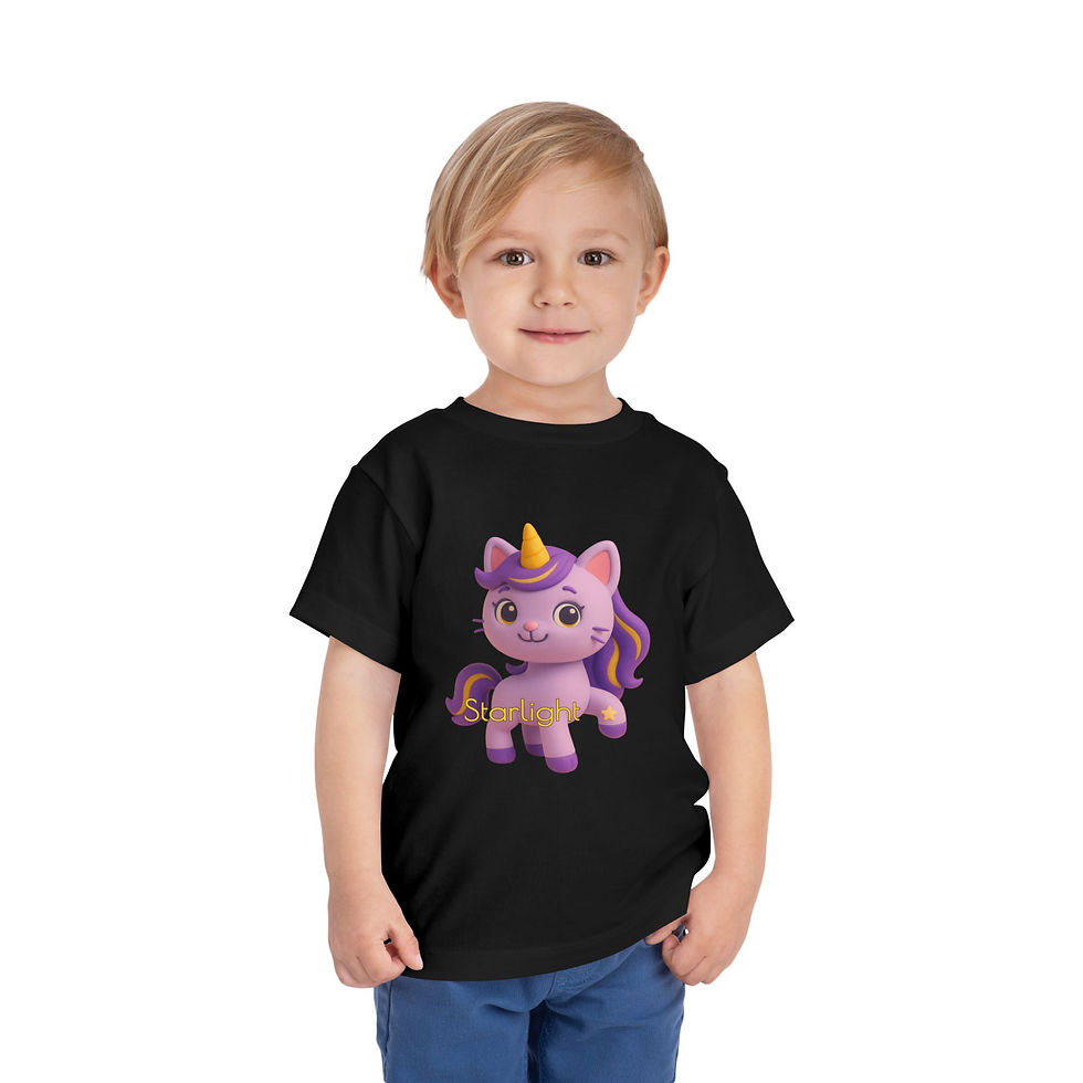 Thumbnail: Toddler Tee - Caticorns Galore Character "STARLIGHT"