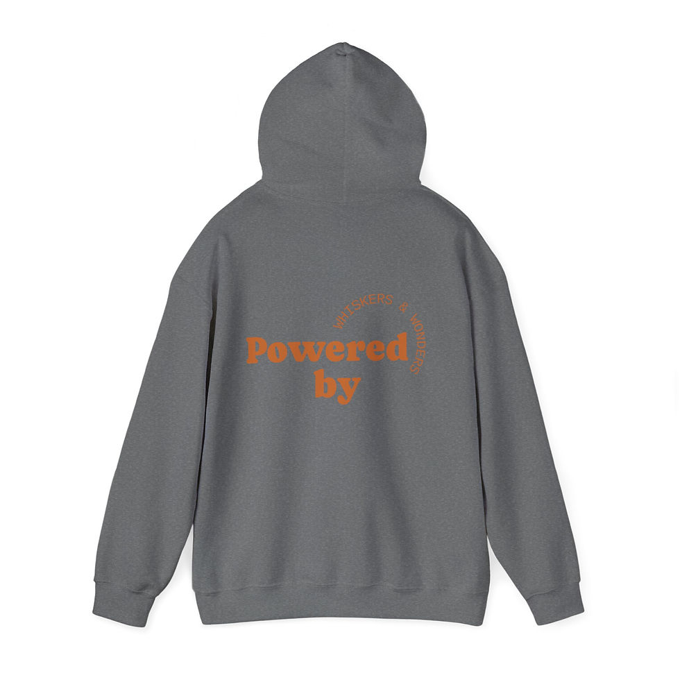 Thumbnail: "WHISKERS" Hoodie – w/ Sweet Back Message (Teenagers - Adults)