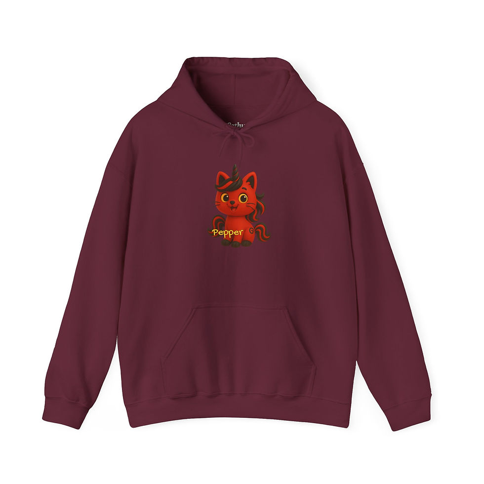Thumbnail: "PEPPER" Hoodie – w/ Sweet Back Message (Teenagers - Adults)