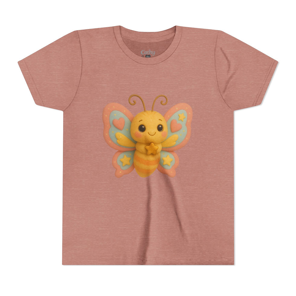 Thumbnail: Caticorns Galore Series Character "Bravie the Butterly" Tee 