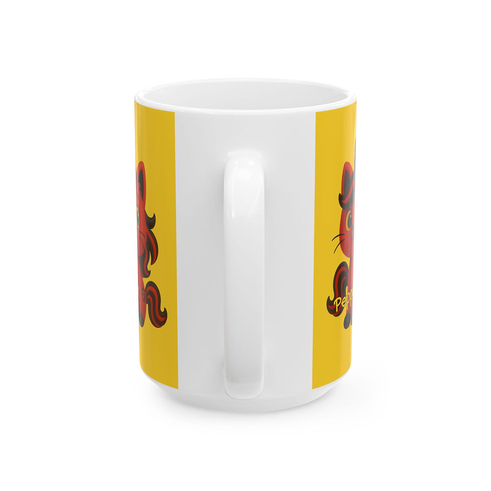 Thumbnail: Ceramic Mug - Caticorns Galore Character "PEPPER" - Fun Gift for Kids & Teens 