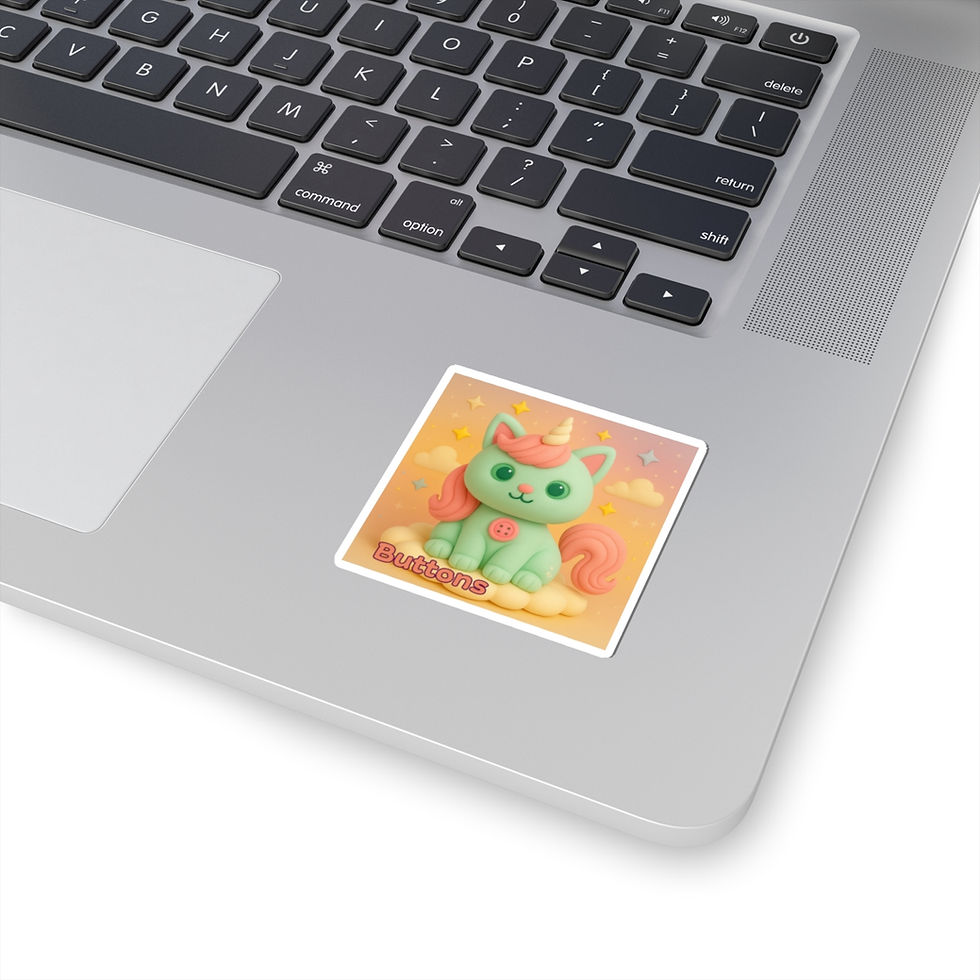 Thumbnail: Kiss-Cut Stickers: Caticorns Galore Series Character Art for Kids' Parties, 