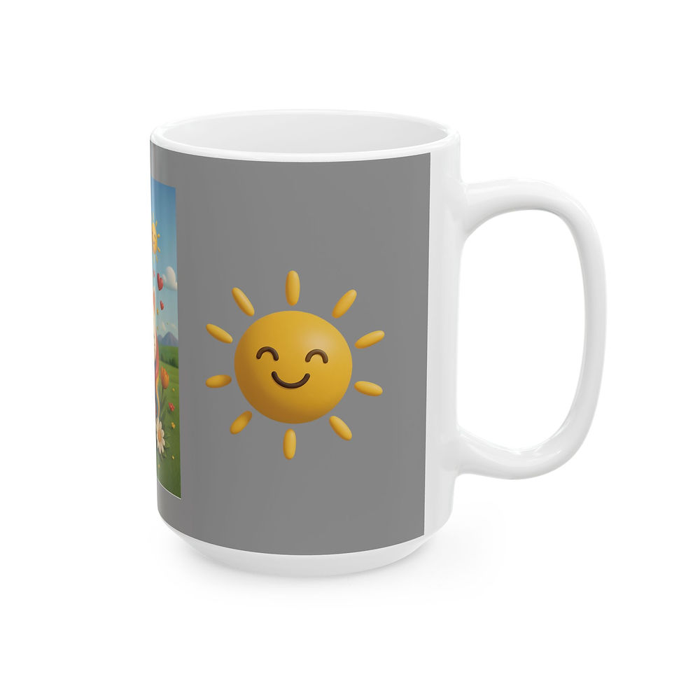 Thumbnail: Ceramic Mug - Caticorns Galore: Cover Caticorn with Full Background Scene 
