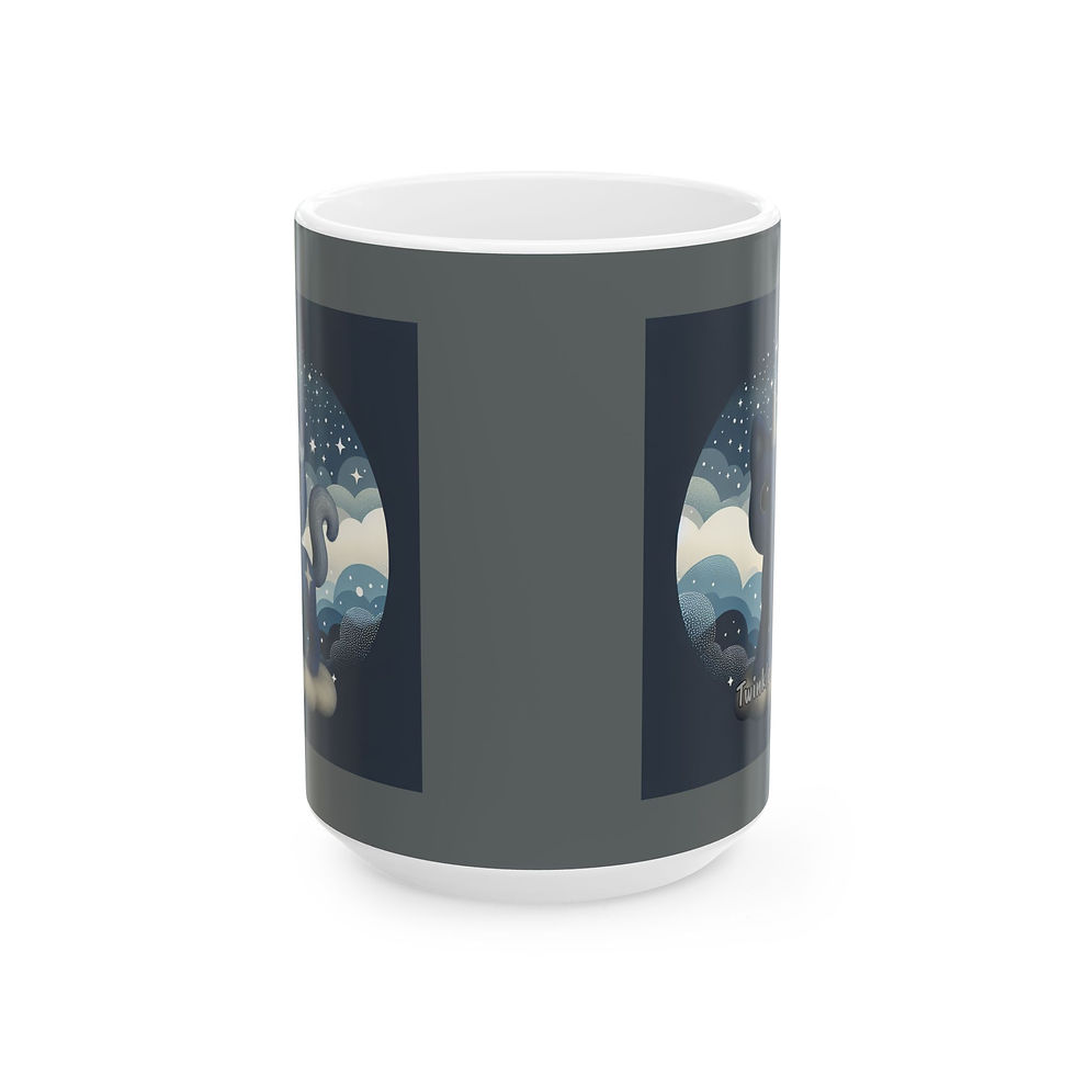 Thumbnail: Ceramic Mug - Caticorns Galore Character - "TWINKLES" - Twinkle Magic Design 