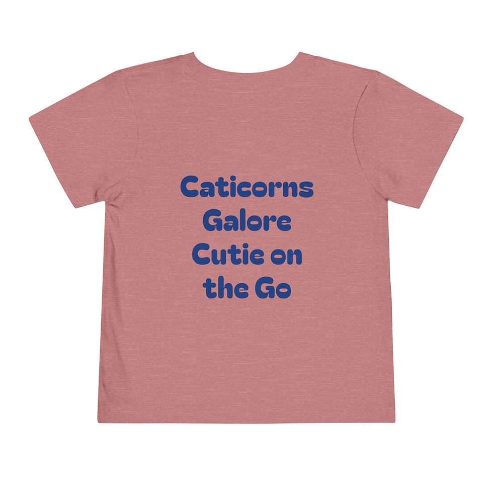 Thumbnail: Toddler Tee - Caticorns Galore Character "TWINKLES"
