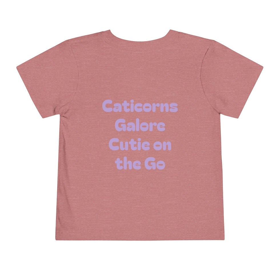 Thumbnail: Toddler Tee - Caticorns Galore Character "FLUFFY"