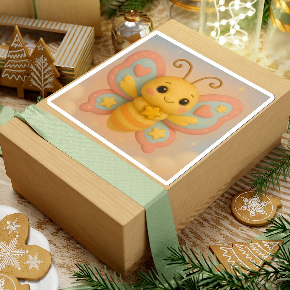 Thumbnail: Kiss-Cut Stickers - Caticorns Galore Series Character "Bravie the Butterfly
